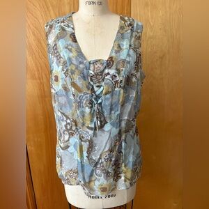 Allison Taylor silk top size L- m new